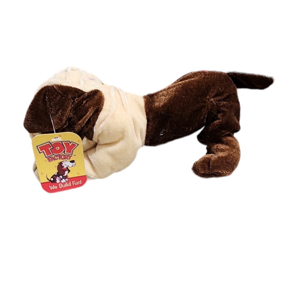 Toy factory brown and tan wrinkle puppy - Picture 2 of 9